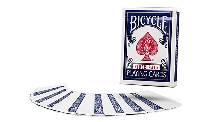 Blank deck of cards
