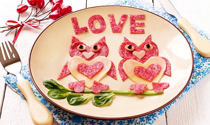 Valentine's Day lunch for kids