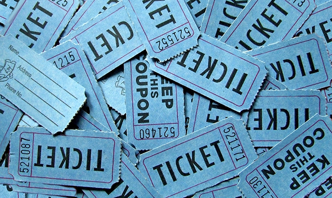 Blue tickets